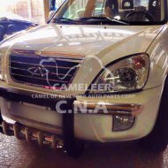 Stainless Steel Front Guard with Side Oval Pipes